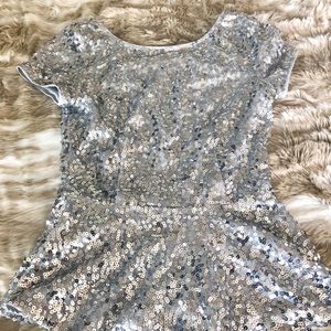 Sparkle peplum top